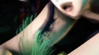Anime Cartoon NYOTENGU and TROLL big black cock fucking inside SMALL TINY SNATCH and BUTT with giant JIZZED