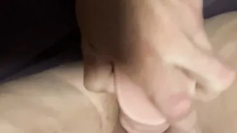 Fucking fiance with 9 inch king dick sex toy