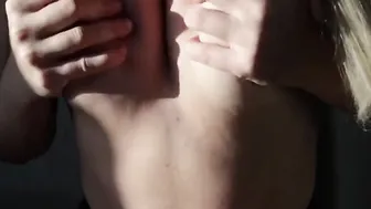 SOFT TITTIES AND CUNT SELF-STROKES - bimbos ON HER OWN