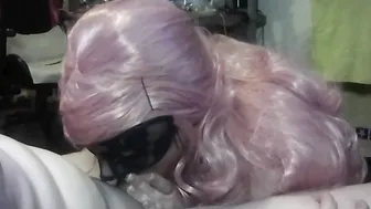 Obedient step daughter deepthroats  drink Daddys cum