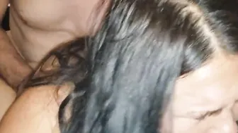 Real Private BBW inside 3 way hubby cuckolding