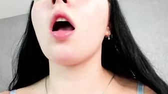 A young women with an angelic face becomes a complete
