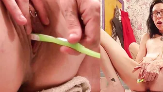 Fondle my teeth and sound my piss hole with tooth grope