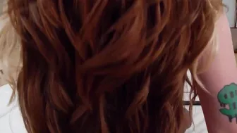 Hottie red haired teenie getting boned by a gigantic african penis