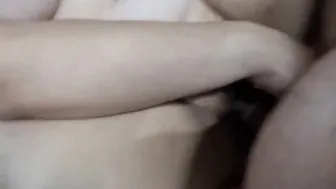 milf SQUIRTS THEN GETTING DVP WITH SEX TOY AND BWC