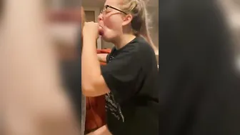 Goddess blue eyed blond gagging