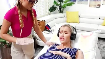 Midwife Helps Pregnant Lady w Horny Boyfriend BRAZZERS Vids