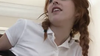 European Cutie Amarna Miller Rewards Him with a HEAD After