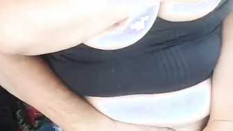 Big Tit bbw hitchhike road