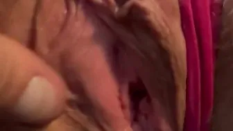 Best Bombshell Leaking Bushy Vagina Spreading Close Up Bae American