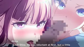 Uncensored Cartoon two Chick Akisa and Eliza for voluptuous Oral Sex