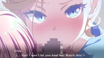 Uncensored Cartoon two Chick Akisa and Eliza for voluptuous Oral Sex