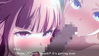 Uncensored Cartoon two Chick Akisa and Eliza for voluptuous Oral Sex