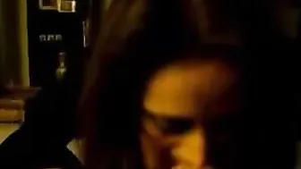 Hot milf lick balls suck dick and drink cum