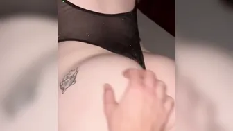 Beauty Booty Slapping and Caressing - Close up Butt Worship