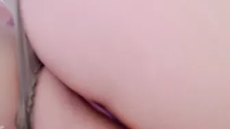 See stepsister play with butt for the first time