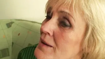 Buddy porn video – 2 buddies share very older thin grandmother