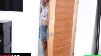 SisLovesMe - Slim Blonde Stepsis Claire Roos Massage Her Pink Juicy Cunt On Her Stepbros Dick