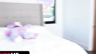 SisLovesMe - Slim Blonde Stepsis Claire Roos Massage Her Pink Juicy Cunt On Her Stepbros Dick