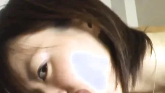 Skinny cock sucking asian teen gets fucked