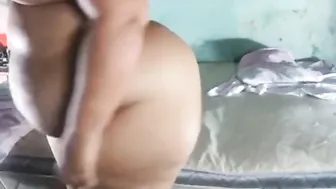 My fiance having fun with her leaking twat and fucking herself