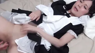 Japanese maid Mai Araki gotten nailed rough uncensored