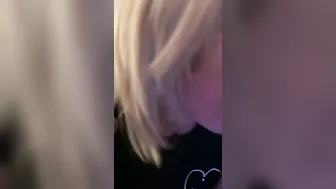 MFM 3SOME | Adorable Short Haired Blonde Sucking Off 2 Cocks
