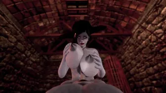 Resident Evil Village: Alcina Dimitrescu Big Titted Vampire Banging | point of view | Honey