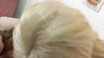 Blonde Huge Tis mom got plowed rough inside Twat and
