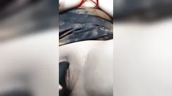 Clit Vibrator porn video – Amateur mom with gigantic titties fucking cunt with toy to