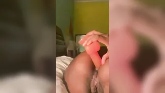 Huge Butt African Loves Anal Vibrator Play