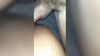 CUMMED Amateur college girl cum on african cunt