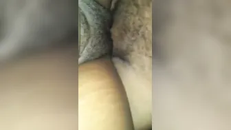 CUMMED Amateur college girl cum on african cunt