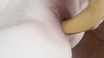 solo orgasm with favorite fruit