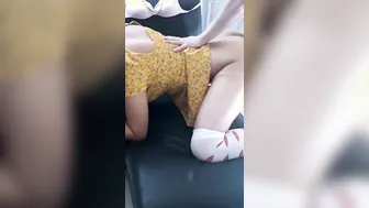 Bombshell school cunt with mouth with thin body and Cutie butt let