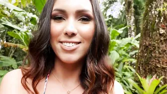 Brazilian amateur hot Amanda Borges picked up on a beach for anal sex
