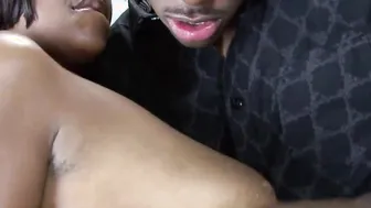 DOWN FOR big black dick - Mahogany Bliss Massaged Butt With Oil Fucking