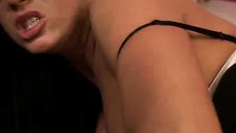 Gigantic Breasts Gigantic Booty Hottie Dark Haired milf Wifey getting her