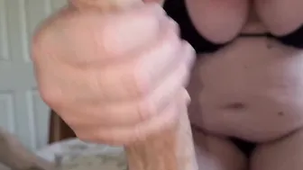 Sucking Off and nuts deep fucking followed by a thick load
