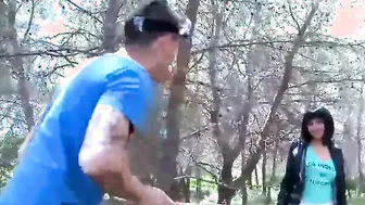 Rachel Woods fucks and offer Kevin White a deep fellatio