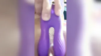 Clit Vibrator porn video – Double penetration with clitoris toy makes Mommy Orgasm