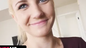 SisLovesMe - Irresistible Blonde Vixen Jade Amber Enjoying Bouncing Her Pink Twat Onto Her Stepbros Penis