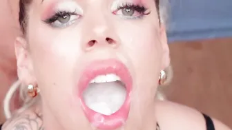 PremiumBukkake - Lola Emme swallows 117 big cumshots