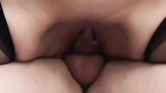 Stockinged older whore getting pounded