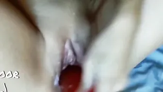 Ultra Close-Up Cunt Drilling With Big Sex Toy