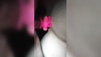 Close up Fucking with Rabbit Dick Ring