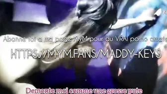 Francaise salope fait ejaculer des inconnus dans un glory hole de club libertin - reel