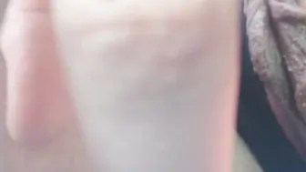 Another peeing and stretched my vagina at outdoors beach
