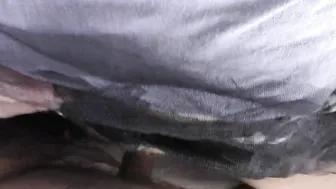 Fat bro first time having bareback sex and cumming into