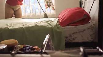scene of my chubby mom professor from college